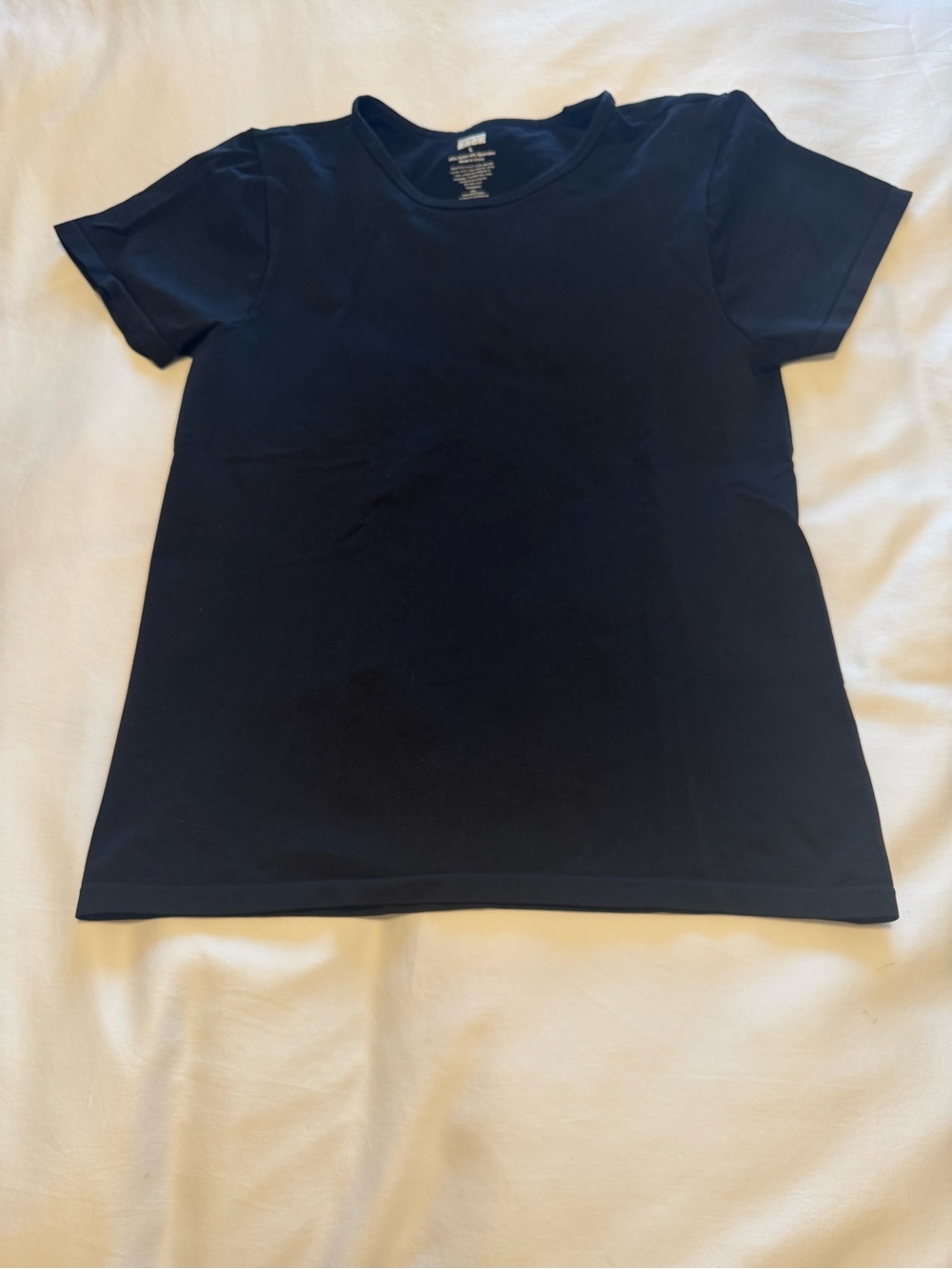Nordstrom Black Short Sleeve Crewneck Tee